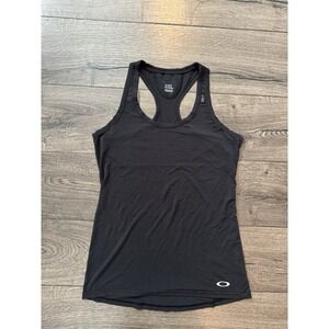 Oakley Tank Top‎ Womens Small Black Activewear Gym Shirt